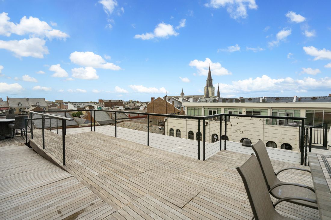St. Louis Cathedral from the upper deck, 528 Wilkinson Street
