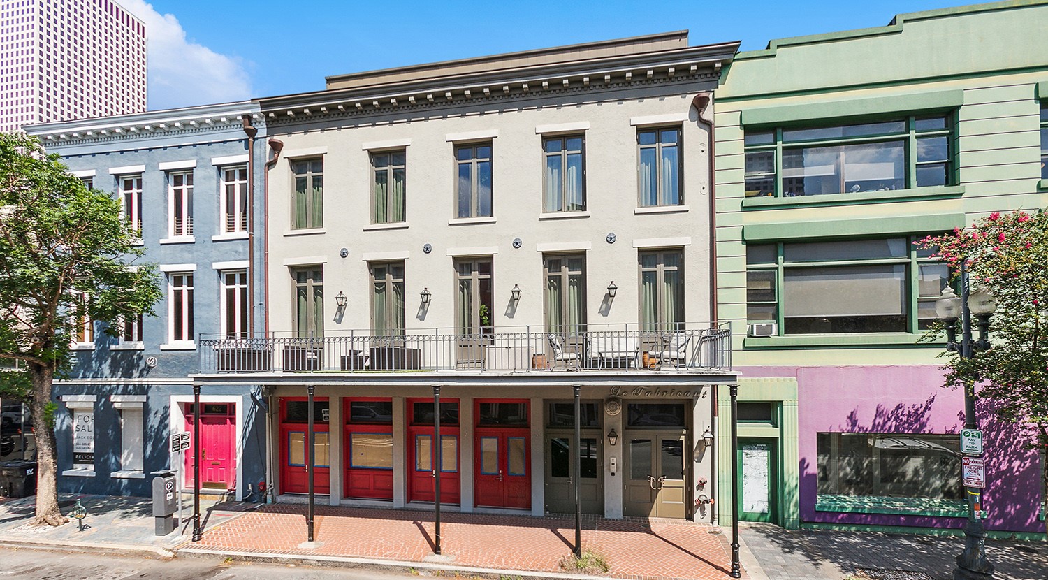 622-628 Baronne Street Le Fabricant building Central Business District New Orleans — sold by Patrick Knudsen