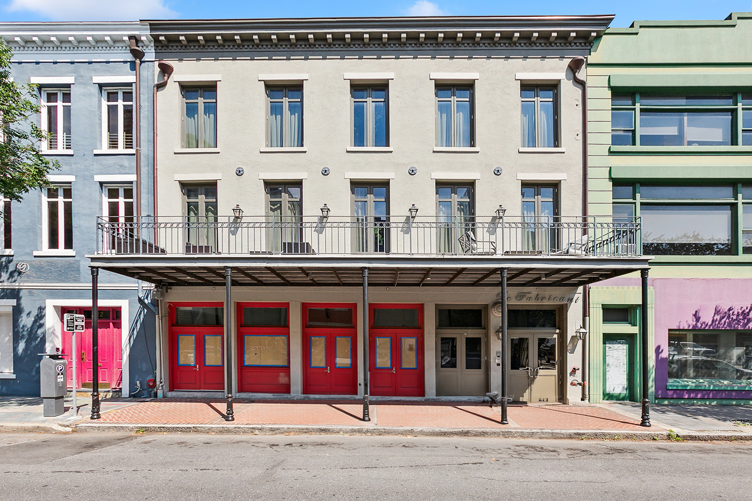 622-628 Baronne Street Le Fabricant building Central Business District New Orleans front elevation — sold by Patrick Knudsen